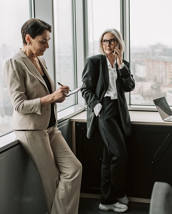 business women meeting