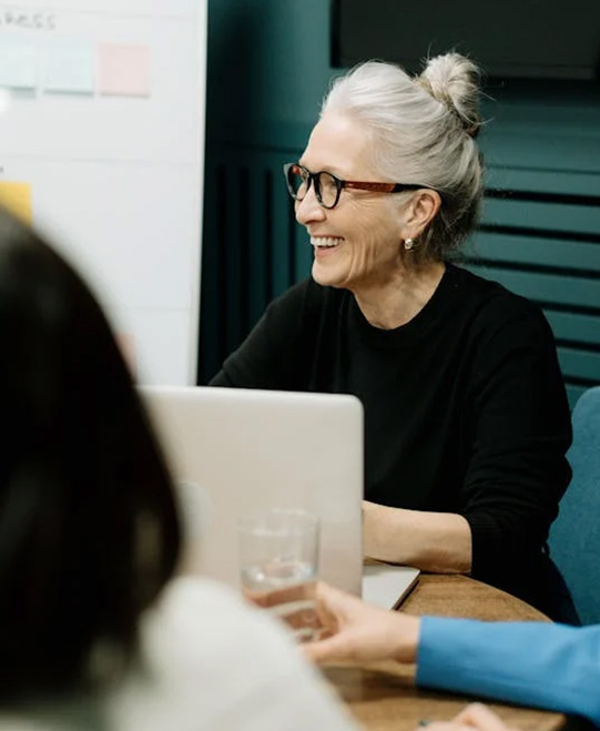 board member smiling